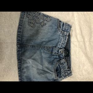 Faded glory jean skirt